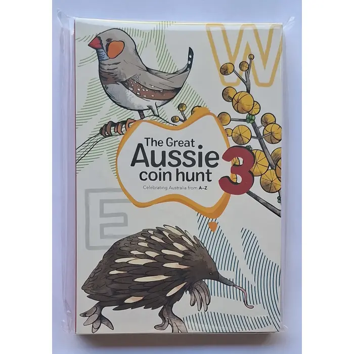 2022 $1 The Great Aussie Coin Hunt 3 Complete UNC 26-Coin Folder