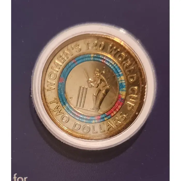 ICC t20 $2 carded unc coin 