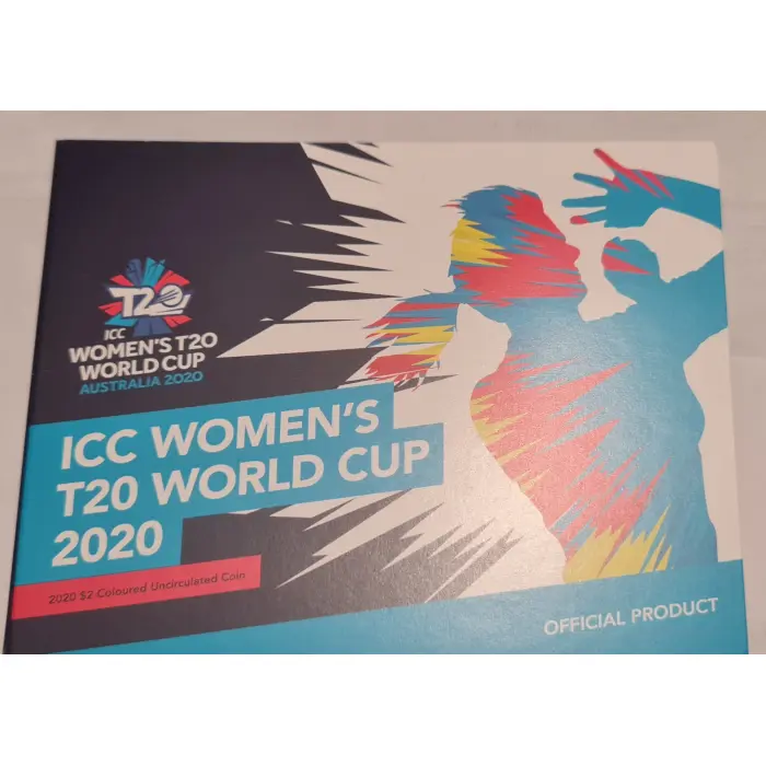 ICC t20 $2 carded unc coin 