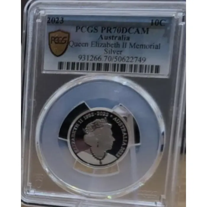 ***Top Pop***...   2023 PR70DCAM  10c - Silver Proof - Memorial Effigy
