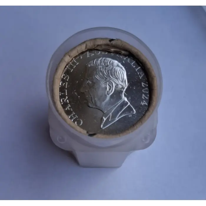  2024 50c KCIII Effigy-  Non-Premium H/H Mint Roll (20 Coins)