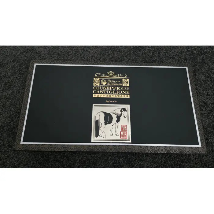 2014 Perth Mint Lunar Horse Square 1oz Silver Proof Ten-Coin Collection