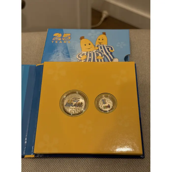 2017 Bananas in Pyjamas UNC Two Coin Set