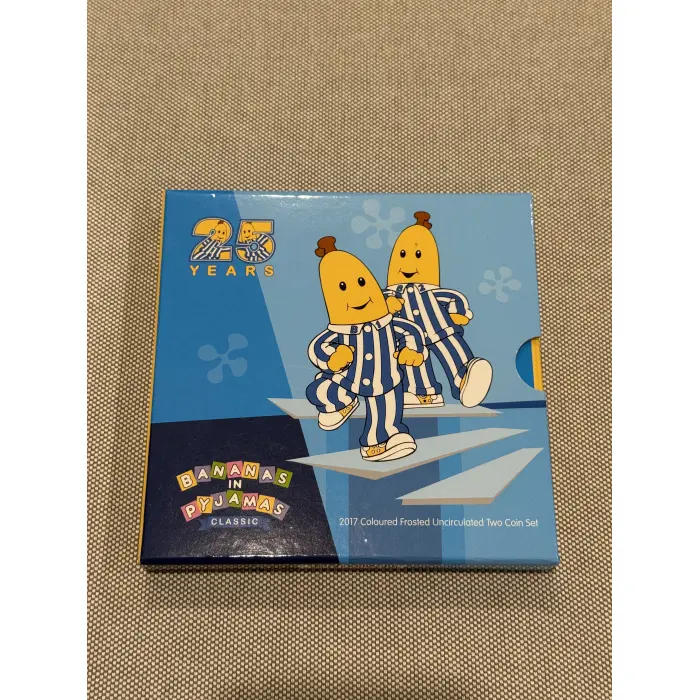 2017 Bananas in Pyjamas UNC Two Coin Set