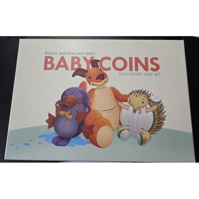 Royal Australian Mint Baby Coins 2021 Proof Year Set 