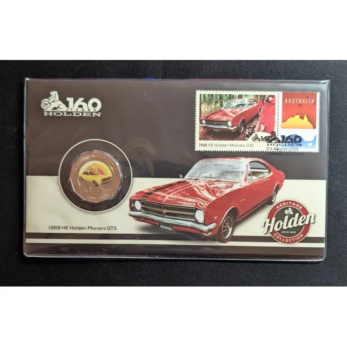 2016 160 Years of Holden - 1968 HK Holden Monaro GTS Philatelic Numismatic Cover