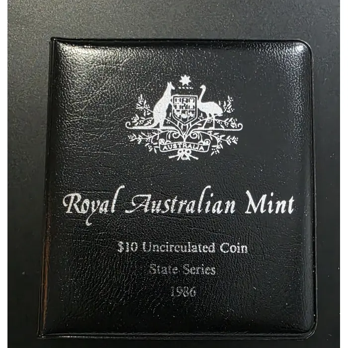 1986 - "South Australia" State Series - Silver $10 Coin