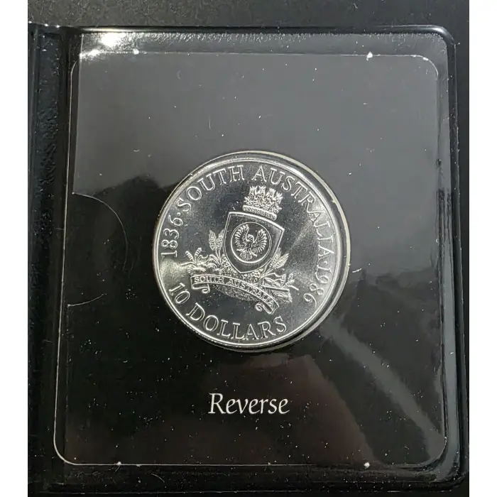 1986 - "South Australia" State Series - Silver $10 Coin