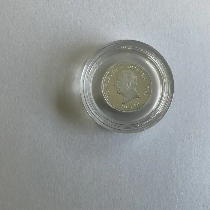 2024 $1 "C" Mint Mark Fine Silver Coin "Out of This World" Australians in Space
