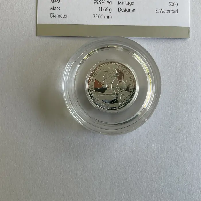 2024 $1 "C" Mint Mark Fine Silver Coin "Out of This World" Australians in Space