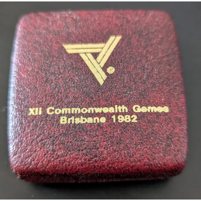 1982 Australia $10 Silver Proof Coin - XII Commonwealth Games Brisbane