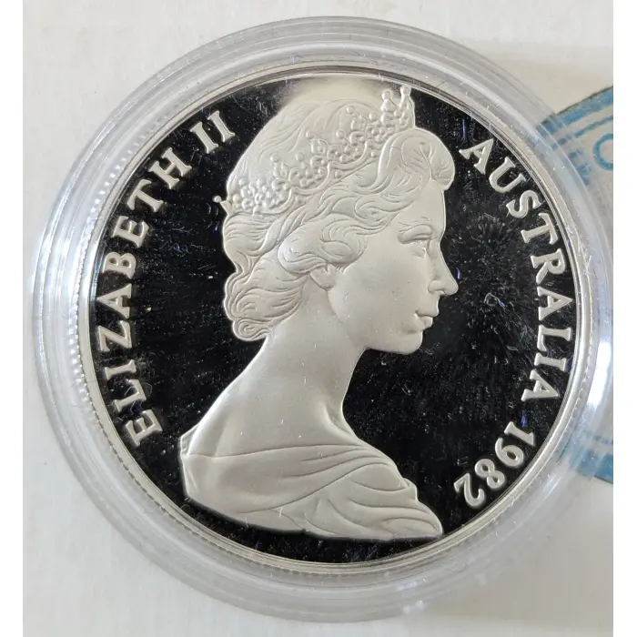 1982 Australia $10 Silver Proof Coin - XII Commonwealth Games Brisbane