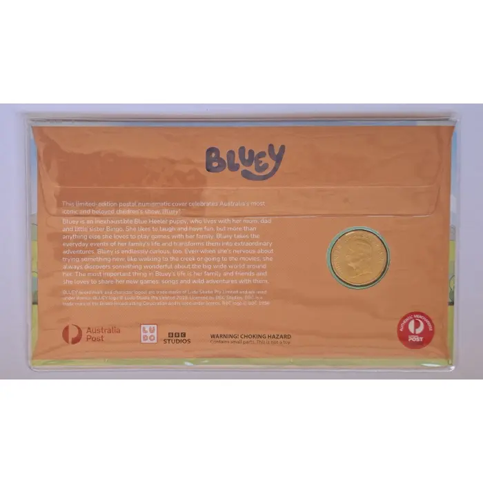 2024 $1 Coloured Bluey Limited Edition PNC