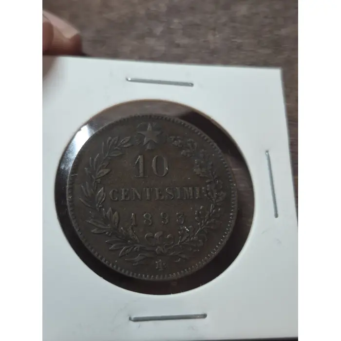 1893 10 CENT ITALY 🇮🇹 