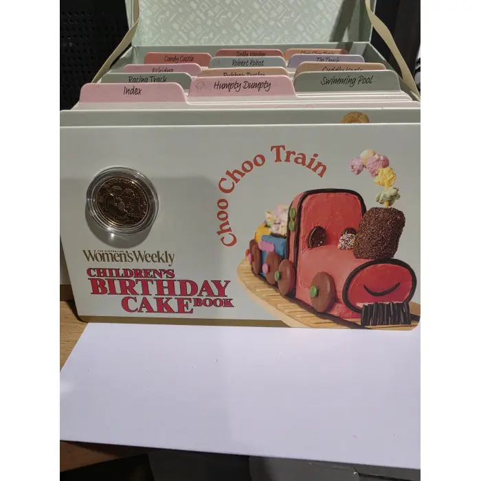 2025 Australian Woman's weekly Birthday Cake 12 coin premium recipe box.