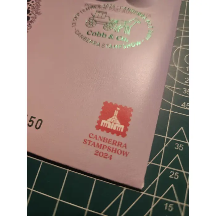 2024 Canberra stamp show pnc set of 5. Limited to 150 ea