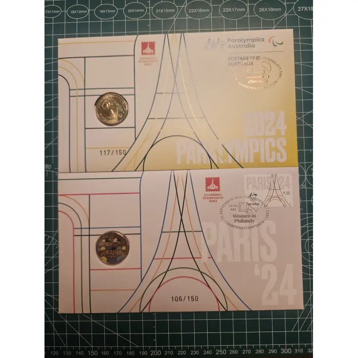 2024 Canberra stamp show pnc set of 5. Limited to 150 ea