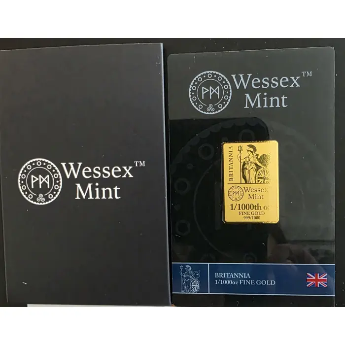 Wessex Mint 1/1000oz .999 Gold Britannia 