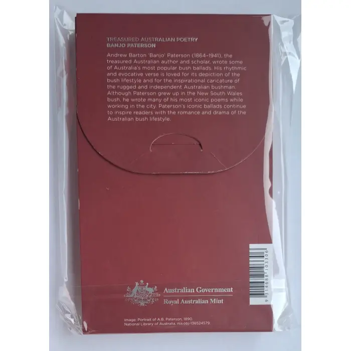 2020 50c Banjo Patterson Carded Three-coin Set