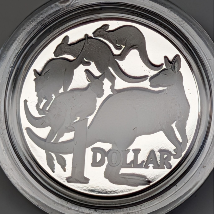 2026 $1 Fine Silver Proof Coin - ex Decimal Currency 60th Anniversary Set
