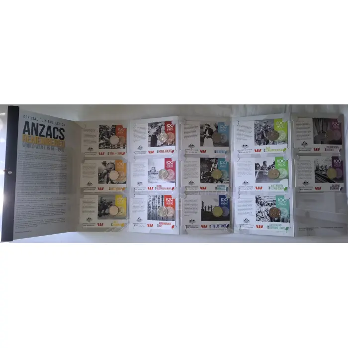2015 ANZACs Remembered Coin Collection