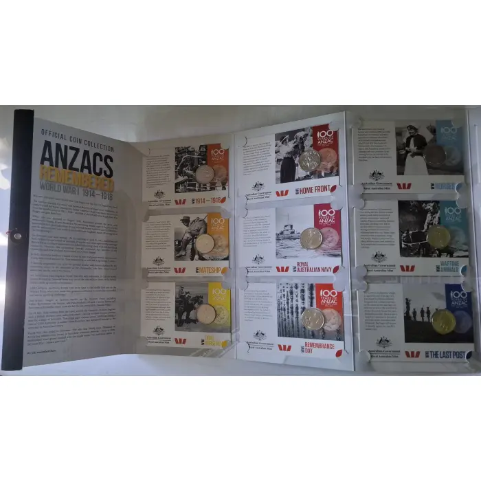 2015 ANZACs Remembered Coin Collection