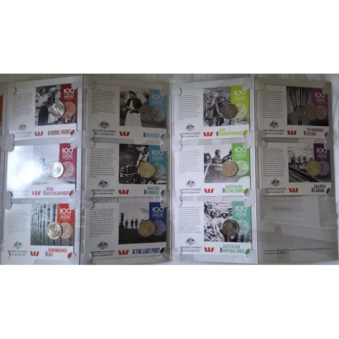 2015 ANZACs Remembered Coin Collection