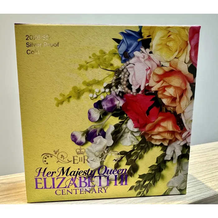 2026 HM Queen Elizabeth II Centenary $5 Fine Silver Proof 1oz Coin New & Boxed