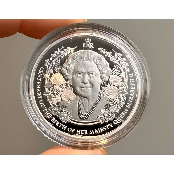 2026 HM Queen Elizabeth II Centenary $5 Fine Silver Proof 1oz Coin New & Boxed