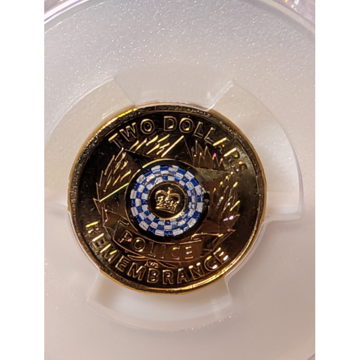 2019 MS66 Two Dollar Coin $2 Police Remembrance PCGS 