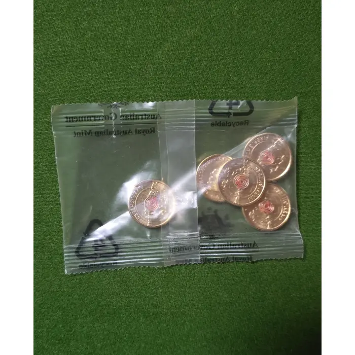 2020 Firefighters Brave $2 sealed 5 coin RAM bag