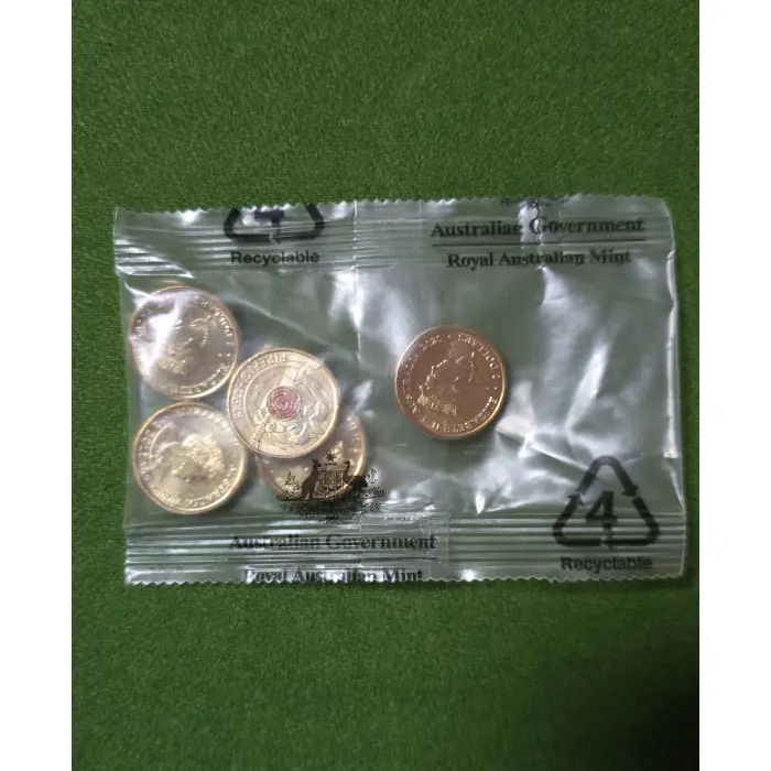 2020 Firefighters Brave $2 sealed 5 coin RAM bag