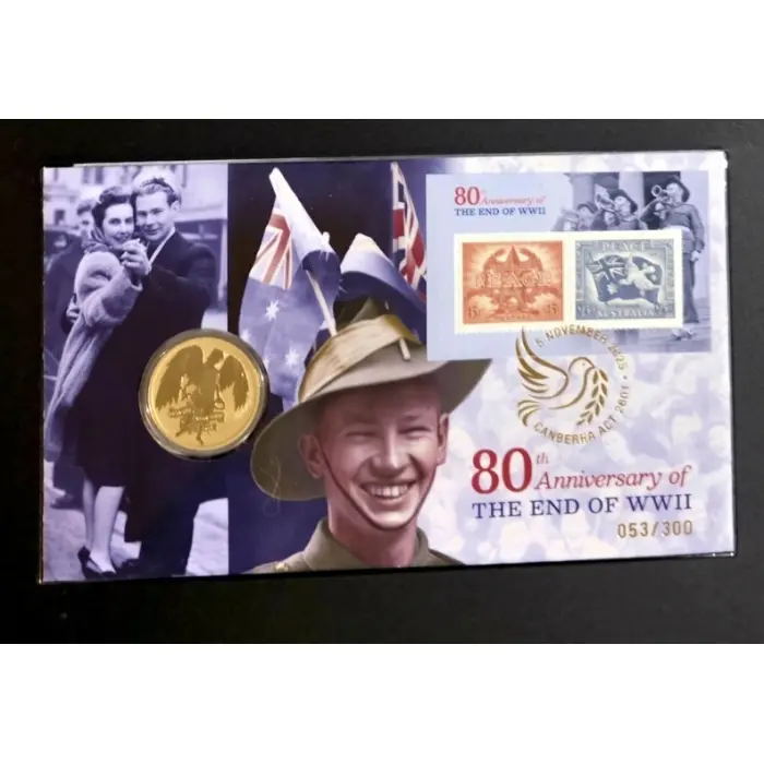80th Anniversary End of WWII Limited Edition PNC 2025 # 053 of 300