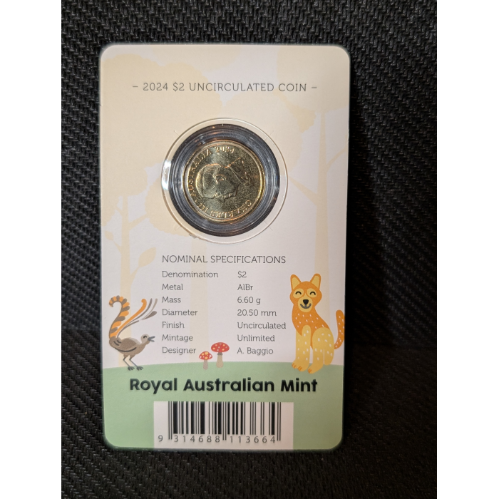 2024 $2 Tooth fairy coin on card 
