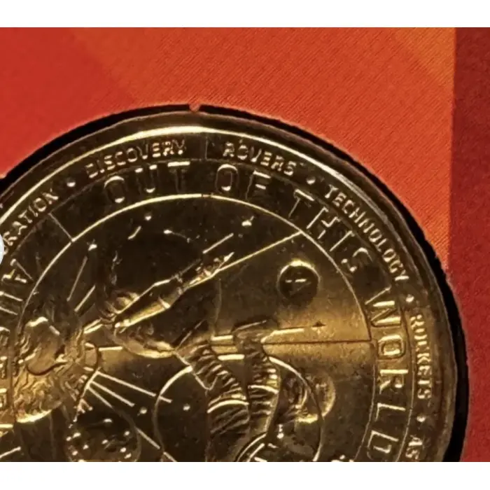 2024 $1 Out Of This World “A”  for Adelaide Counterstamp Coin Set of 5 Cards