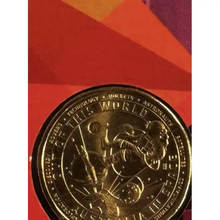 2024 $1 Out Of This World “A”  for Adelaide Counterstamp Coin Set of 5 Cards