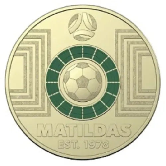 $2 2023 Matildas Dark Green - CIRCULATED