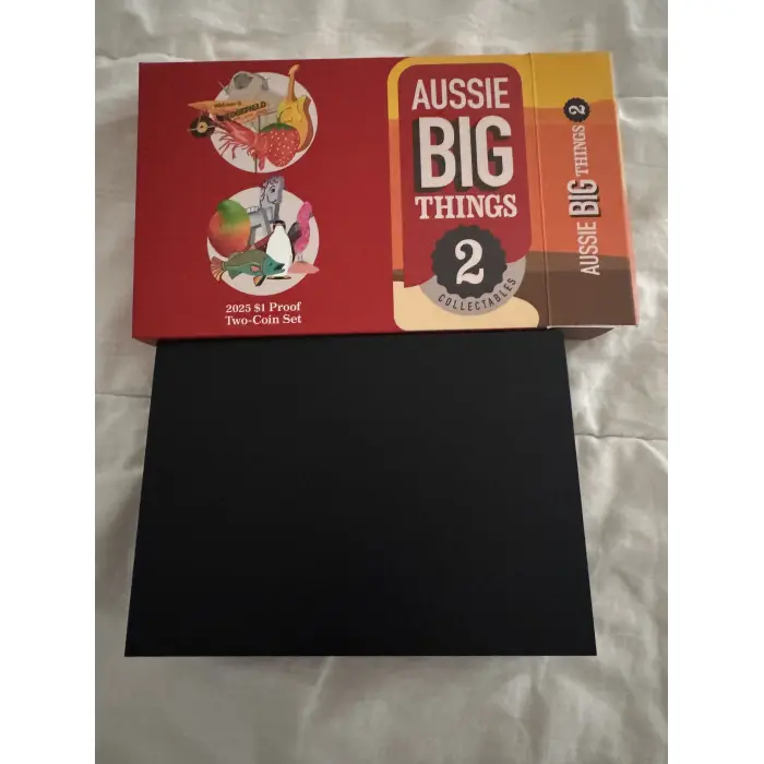 2025 Aussie Big Things 2 Two-Coin AlBr Proof   Set No. 4105 of  5000