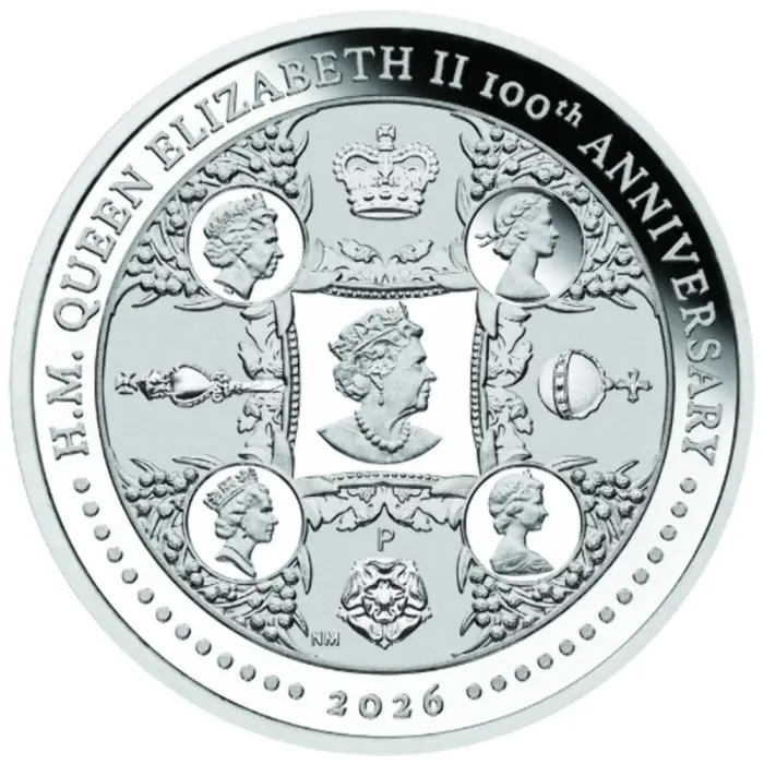 2026 Australia $1 100th Anniversary HM Queen Elizabeth II 1oz Silver Proof Coin