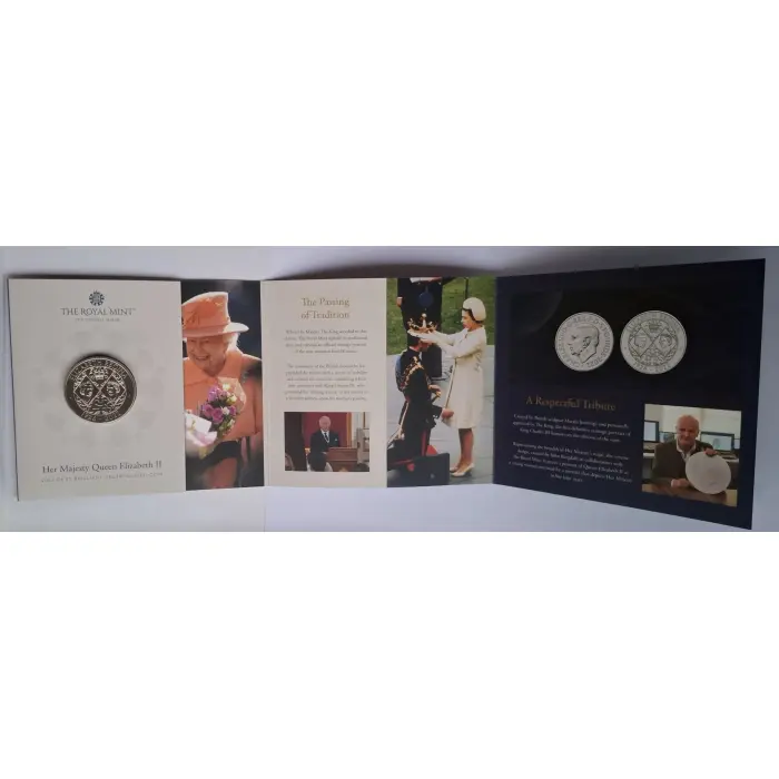 2022 £5 Queen Elizabeth III Tribute Carded Coin