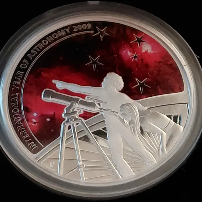 International Year of Astronomy 2009 1oz Silver Proof  Coin -  The Perth Mint