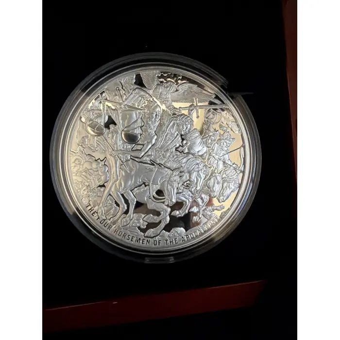 2026 5 ounce silver proof ‘The Four Horseman of the Apocalypse’ COA 160/250