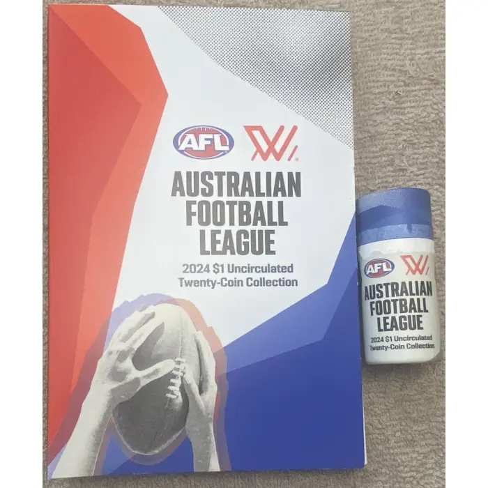 2024 AFL Twenty Coin uncirculated collection in presentation folder