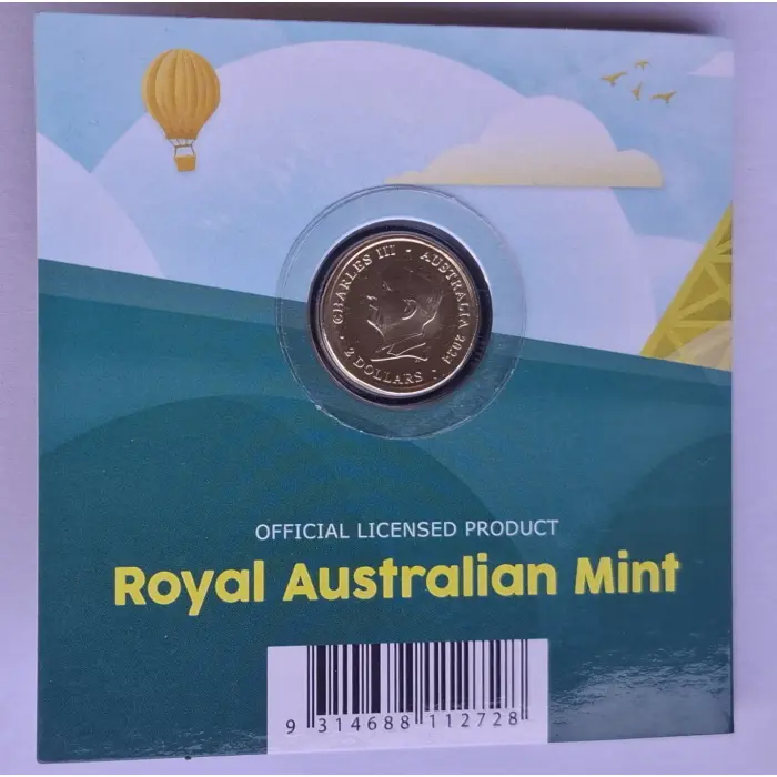 2024 $2 Australian Paralympic Team Carded Coin