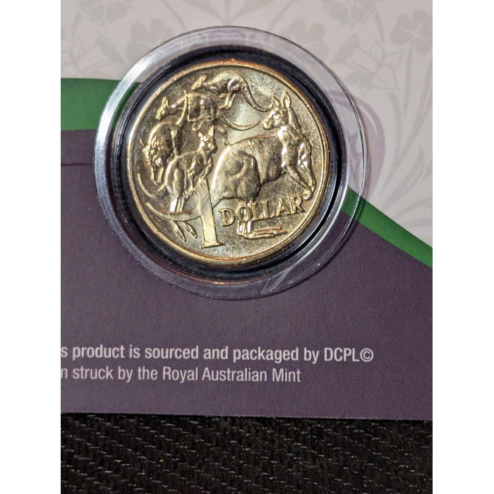 Australia 2023 $1 Coin The First Year Of Issue King Charles Commemorative Card