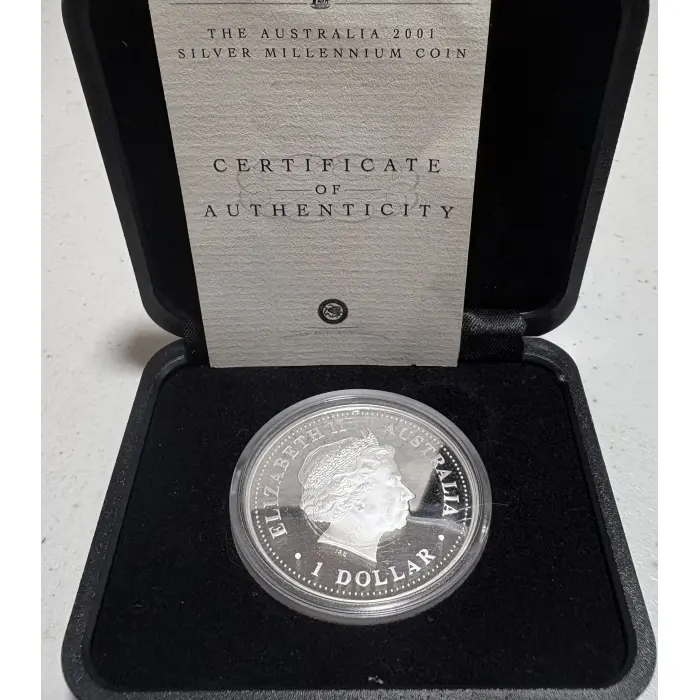 2001 Silver Millennium Coin 