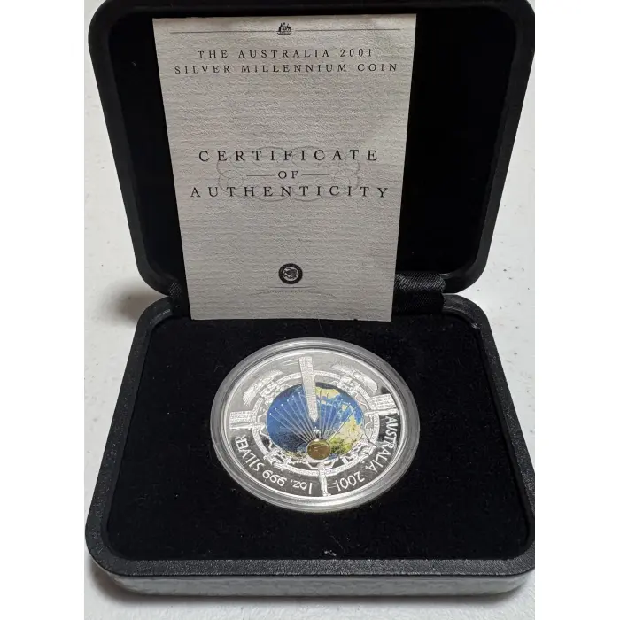 2001 Silver Millennium Coin 