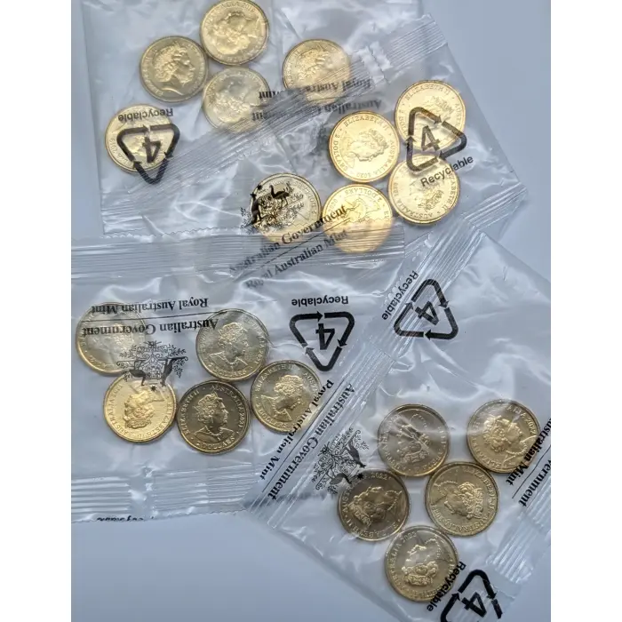 2019-22 $2 Five Coin RAM Satchels(4)-Police/Fire/Ambulance/Frontline Wkrs-FV=$40