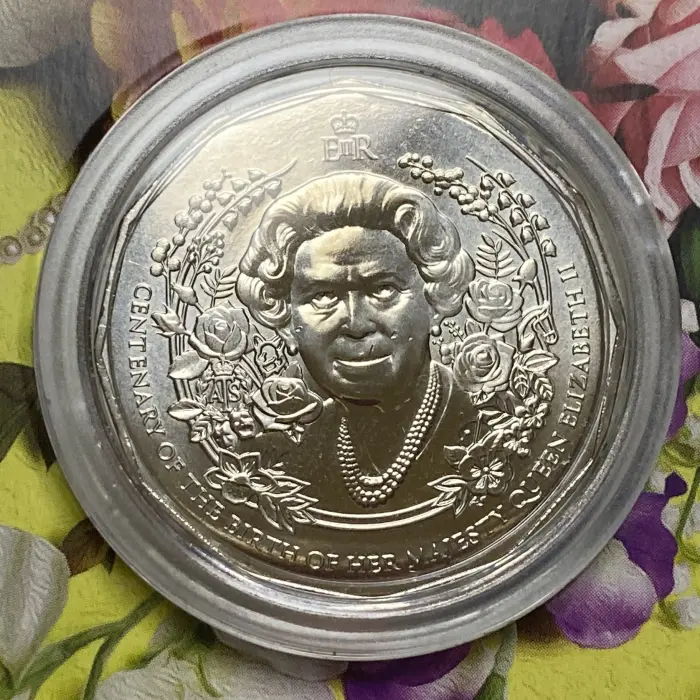 2026 Uncirculated 50c Coin Queen Elizabeth 100th birthday