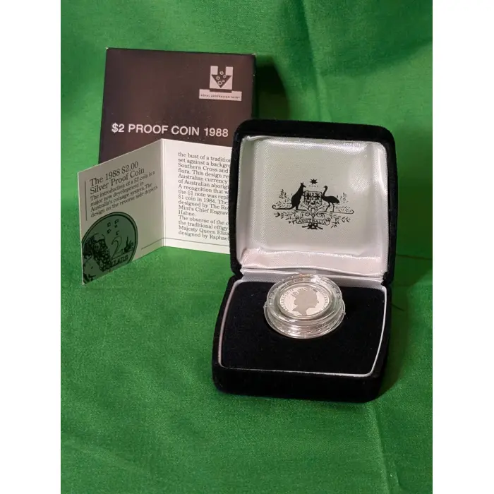 1988 $2 Silver Proof 
